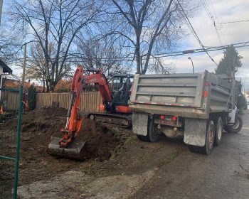 Land clearing services for new construction and excavation